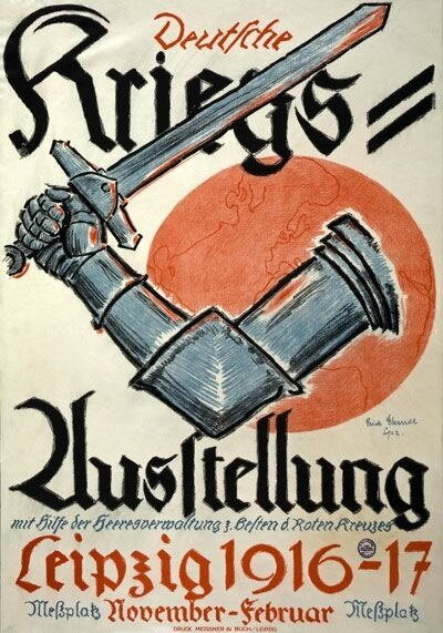 84222 Vintage German Red Cross Fund Raising Decor Wall Print Poster