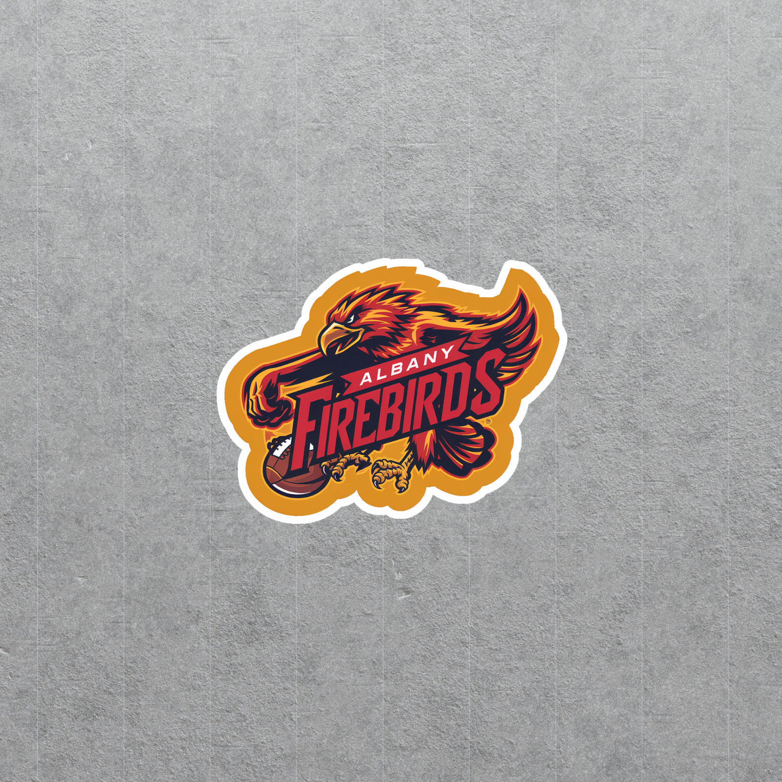Albany Firebirds Indoor Arena Football Team Logo Sticker Decal #3813