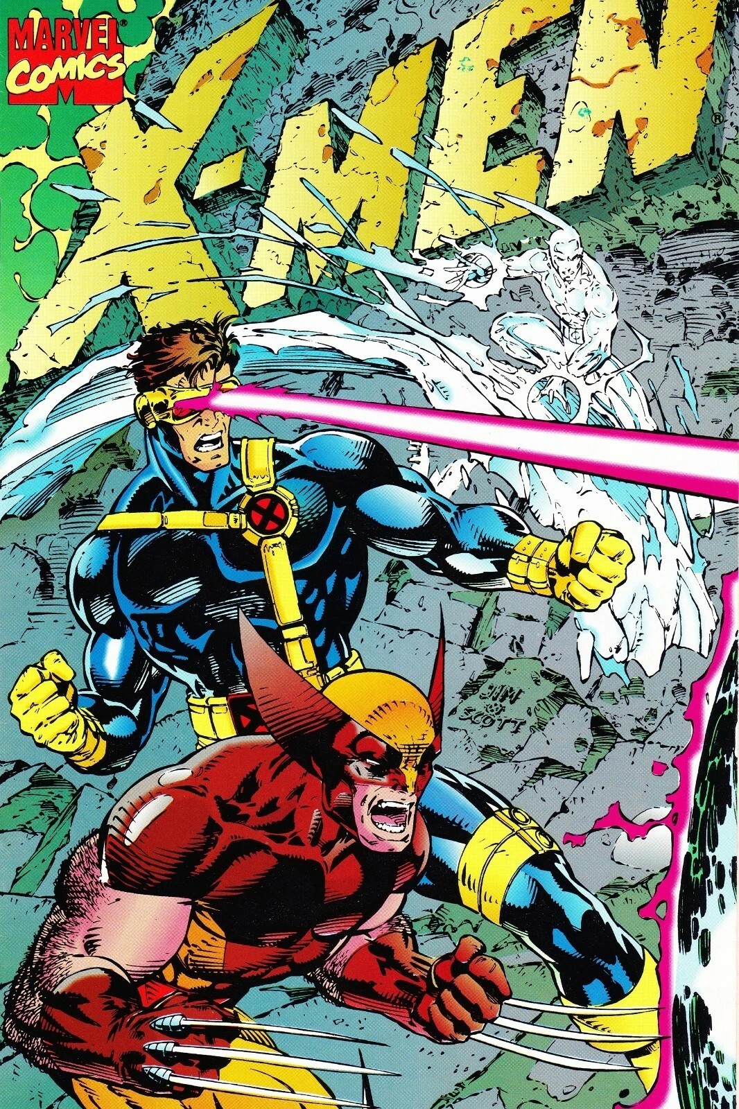 X-Men Comic Book Cover Wolverine Cyclops Iceman Poster print 11&Prime;x17&Prime; home decor