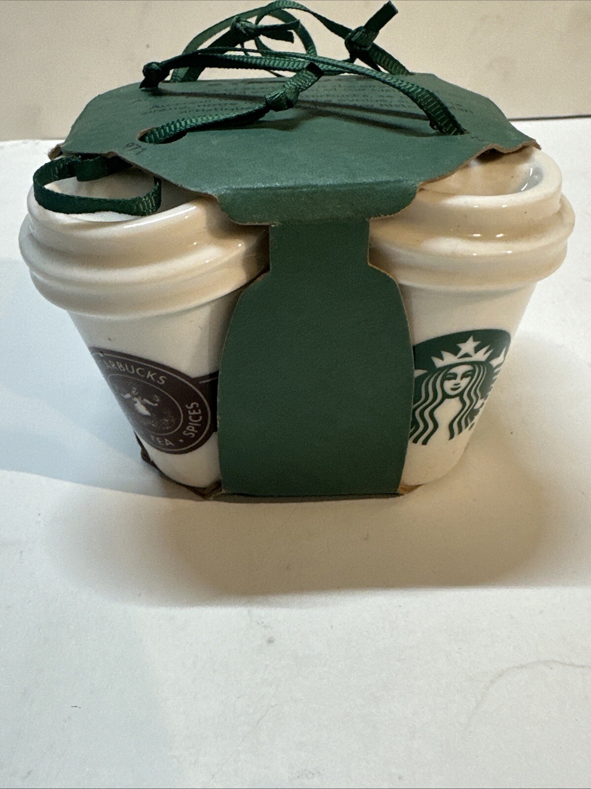NEW Starbucks Holiday Christmas Ornament 2016 Coffee Cups Mugs Pack of 4 Gift