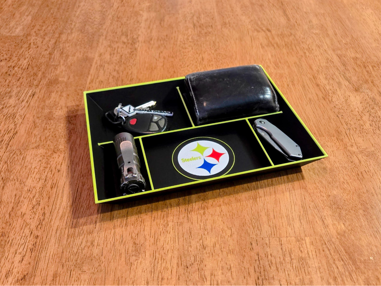 Pittsburgh Steelers EDC Dump Tray 3D Printed Valet Desk Organizer Catchall