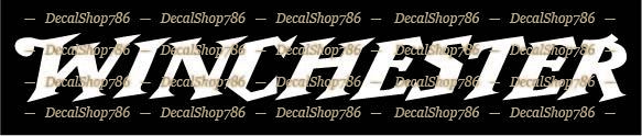 Winchester Firearms – Hunting/Outdoor Sports – Vinyl Die-Cut Peel N&rsquo; Stick Decal