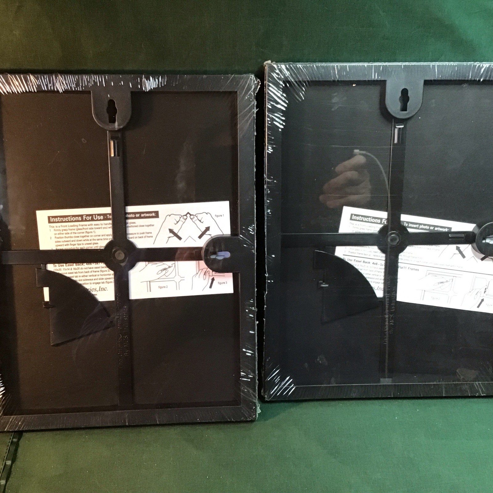 2 Format 8 1/2 X 11 Inch Front Loading Frame. Vertical Or Horizontal Display.