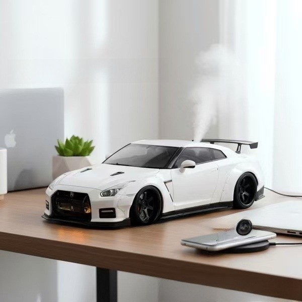 Supercar Digital Alarm Clock Hypercar Design Motion Sensor Retro Desk Decor New