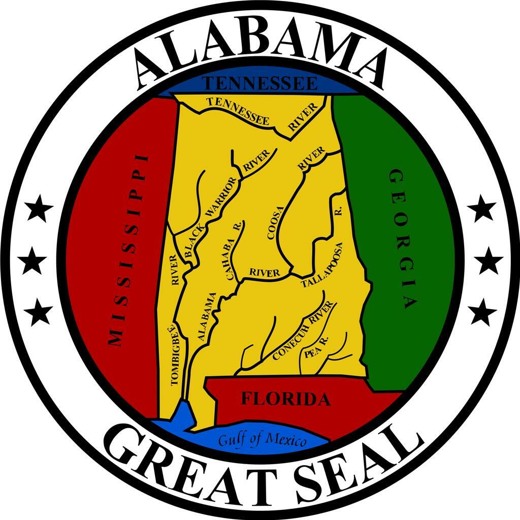 STATE OF ALABAMA GREAT SEAL GLOSSY POSTER PICTURE BANNER PRINT PHOTO 7917
