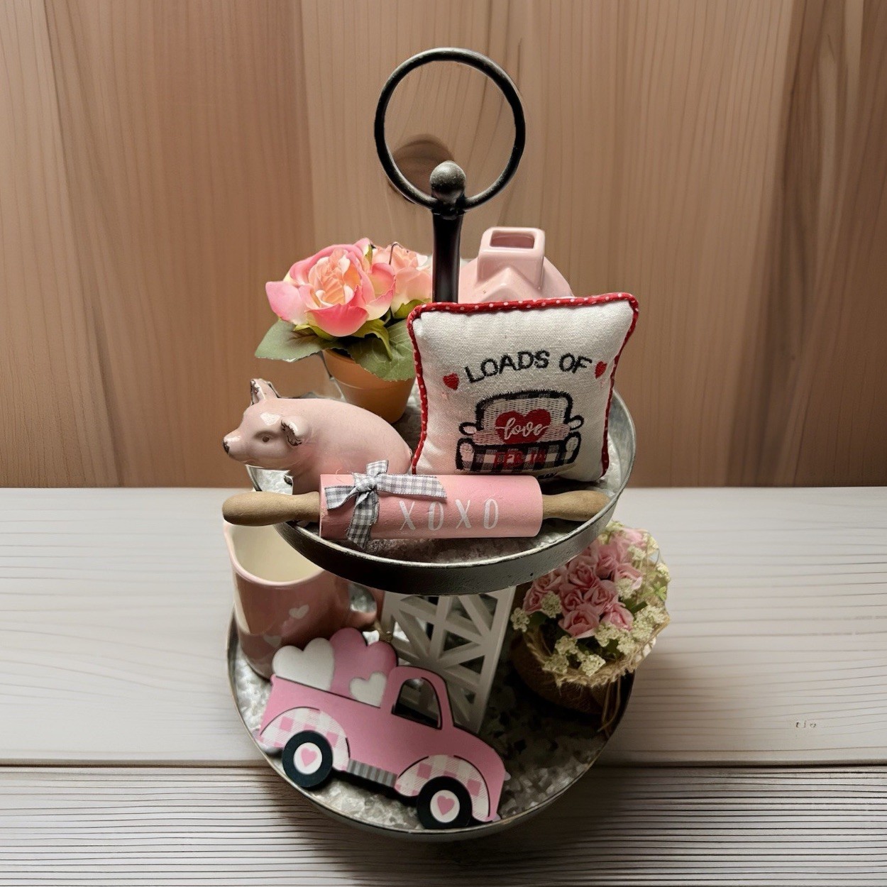 Charming 11-Piece Farmhouse Decor Set for Tiered Trays – Gifts for All Occasions