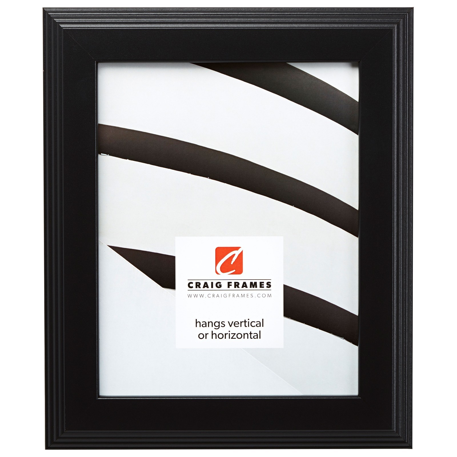 Craig Frames 1.25&Prime; Traditional Gallery Black Picture Frame Poster Frames