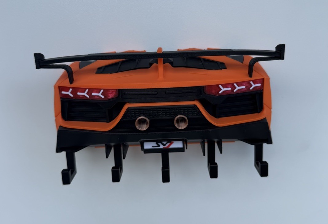 Sports Car Inspired Key Hanger Wall Mount Garage Decor Key Holder Organizer Gift
