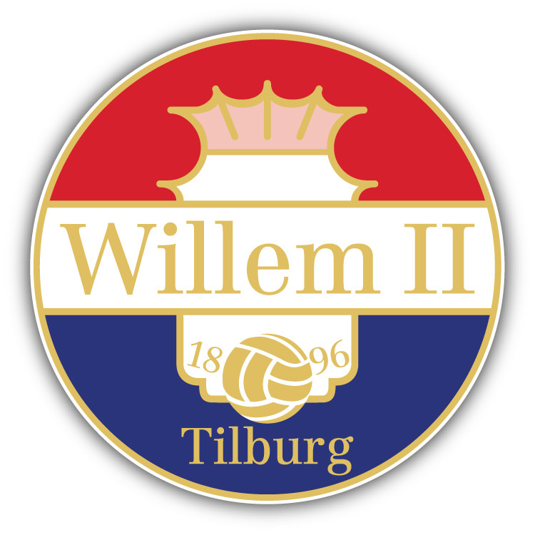 Willem II FC Netherlands Soccer Football Car Bumper Sticker Decal 5 » x 5 »