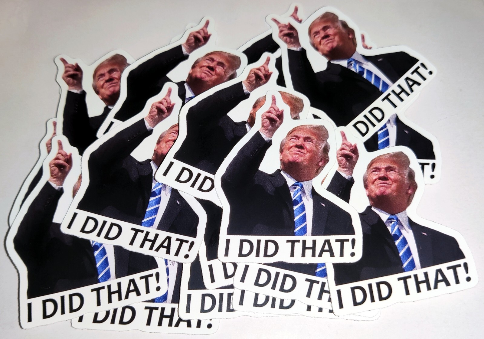 20 US SHIP Donald Trump « I DID THAT! » Stickers Decals Gas Station Pump Car 2×2.5