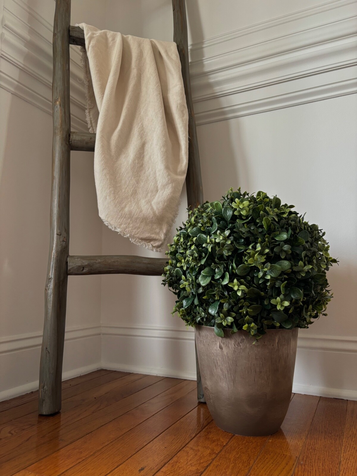 Wildwood & Cypress Artificial Boxwood Topiary Ball, The Ann, 21 in, UV Rated