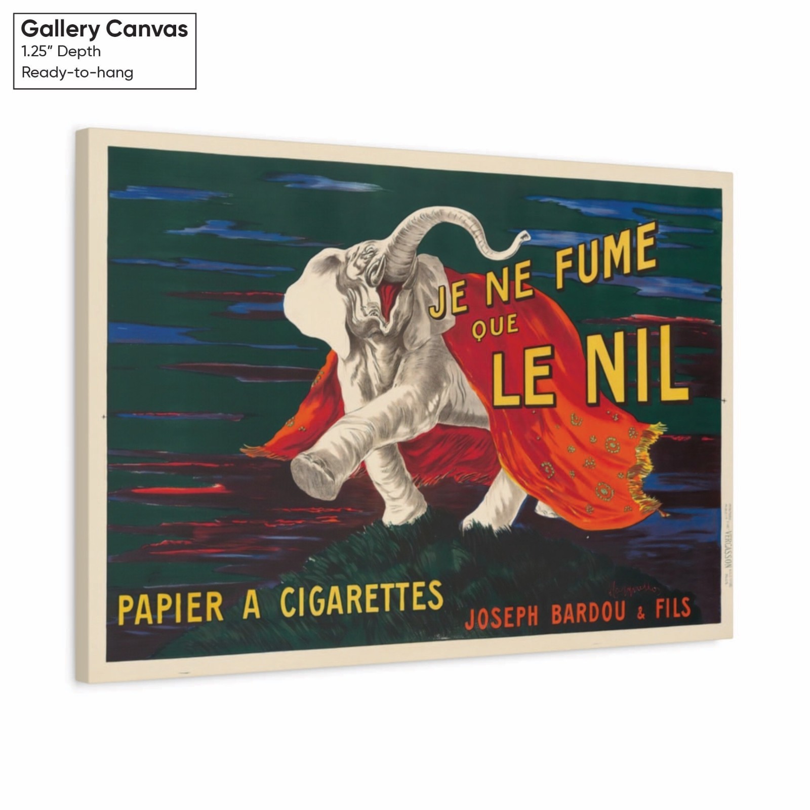 Extra Large Canvas Art – Vintage Advertising Poster Print Framed