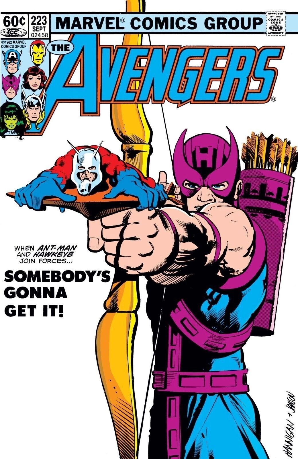 THE AVENGERS #223 COMIC BOOK COVER poster print 11&Prime;x17&Prime; home decor
