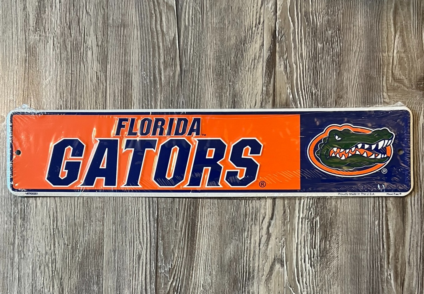 Florida Gators 18&Prime; x 4&Prime; Licensed Embossed Aluminum Sign