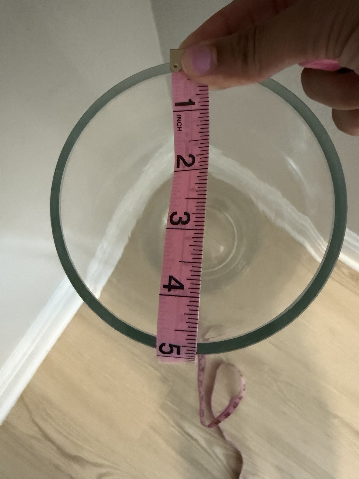 Clear Glass Cylinder Floor Vase, 24 in Tall x 4 in Wide, Freestanding Decor