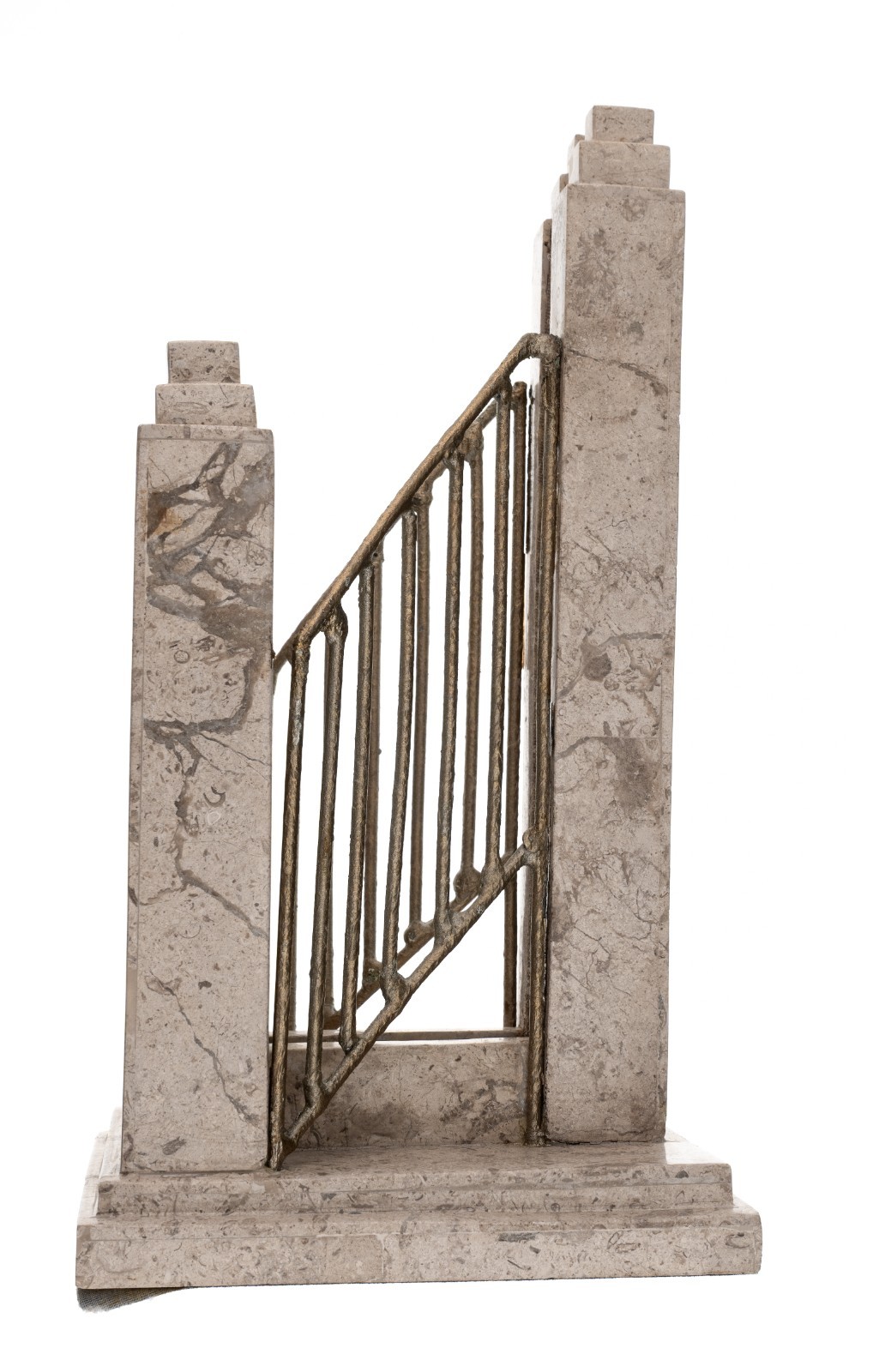 O.C. Tanner Display for Unknown Award Plaque of a Bridge / Staircase 11&Prime; 3.5lbs