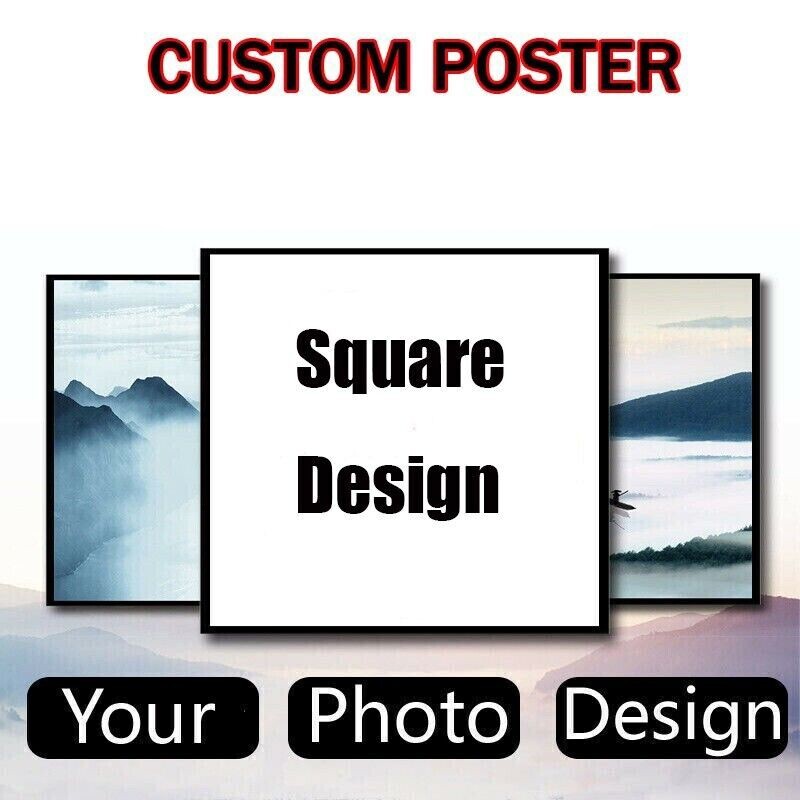 Custom Poster Design 40 x 40 inch Printing Canvas