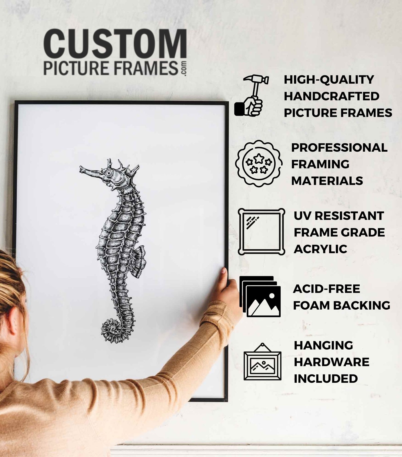 12×14 Frame Honey Pecan With White Picture Mat For 12×14 Photo – Honey Pecan 14x