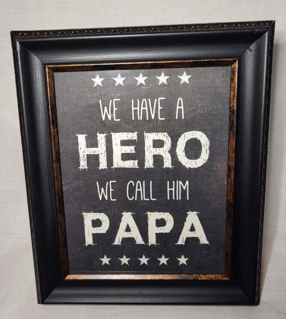 Black & Bronze Resin/Plastic 8×10 Universal Photo Frame