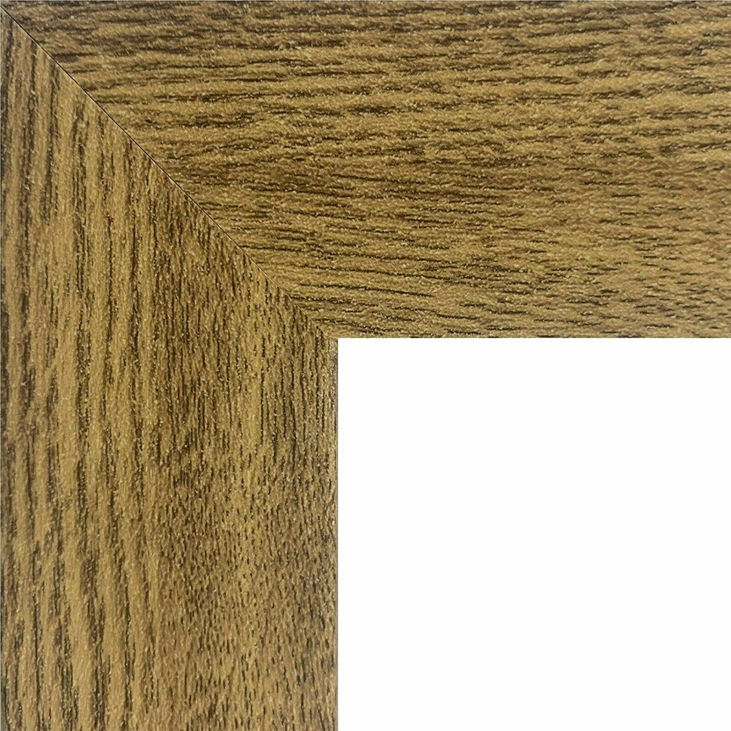 US Art Frames 1.25&Prime; Light Oak Flat MDF Wood Composite Picture Poster Frame S-A
