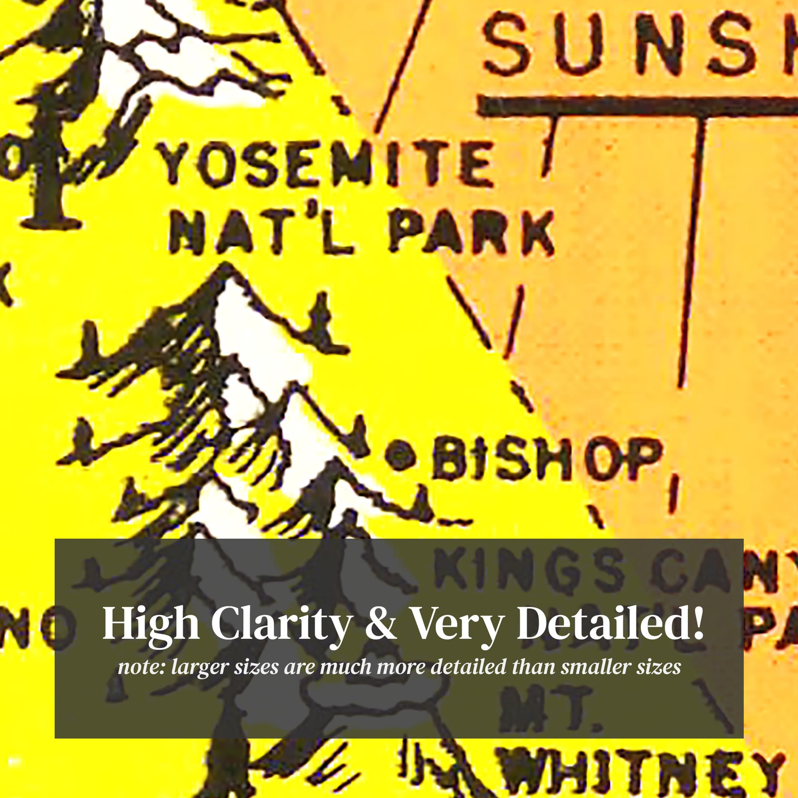 Old Map of California 1950 – Vintage California Art