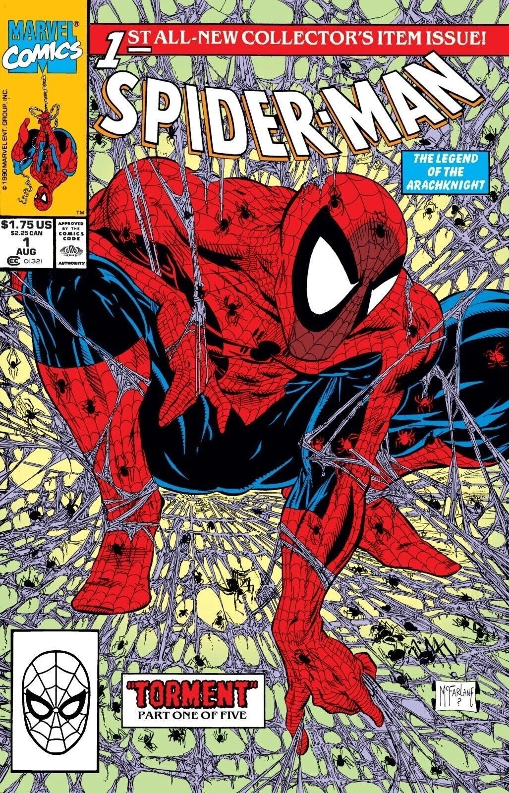 SPIDER-MAN #1 COMIC BOOK COVER print 11&Prime;x17&Prime; home decor