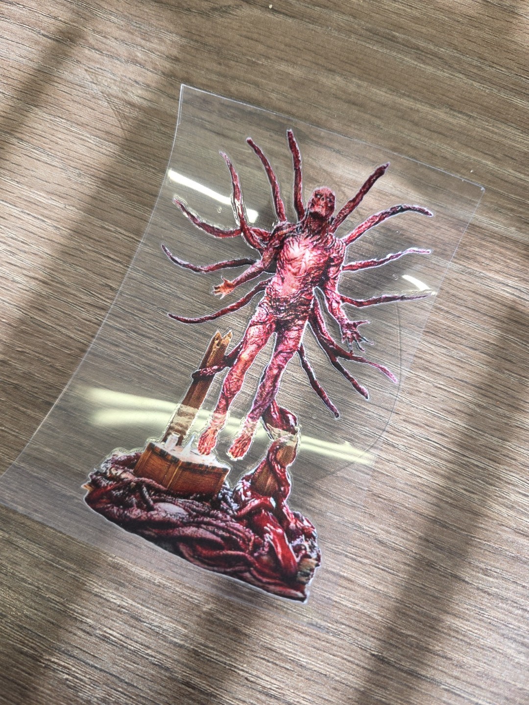 Vecna Stranger Things UV DTF Dcal Sticker Raised Waterproof Made In USA