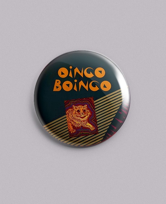 Oingo Boingo – 1.25&Prime; Pin, Button, Badge – 80&rsquo;s – New Wave