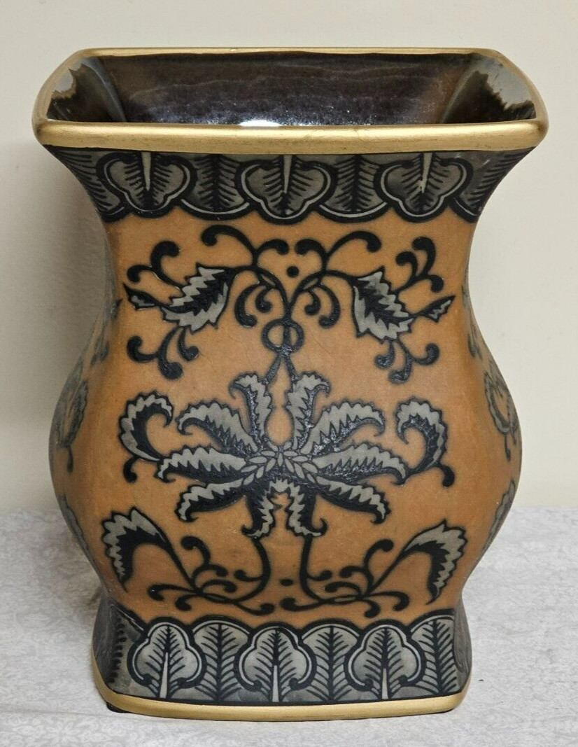 Ceramic Flower Vase Multi Color 8&Prime; tall