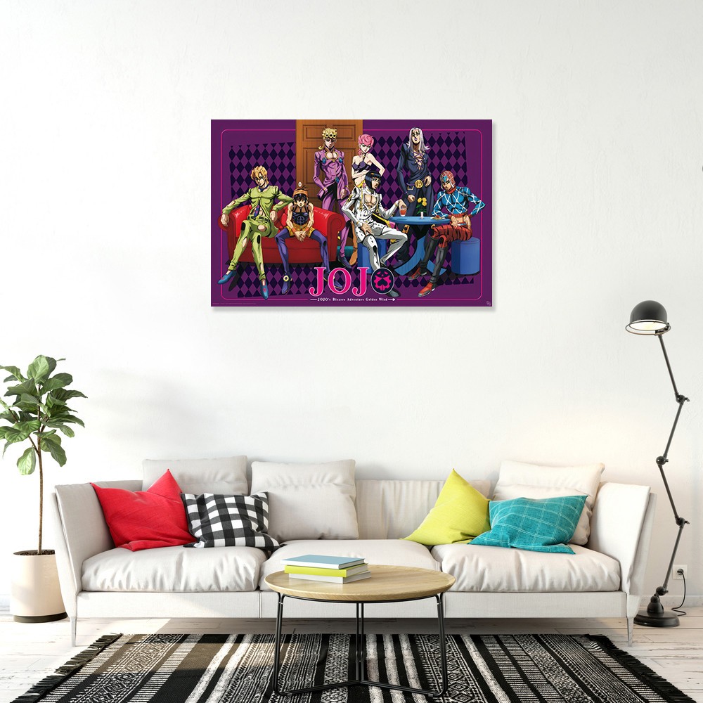 Jojo&rsquo;s Bizarre Adventure – Anime Poster (Golden Wind Team) (Size: 36&Prime; x 24&Prime;)