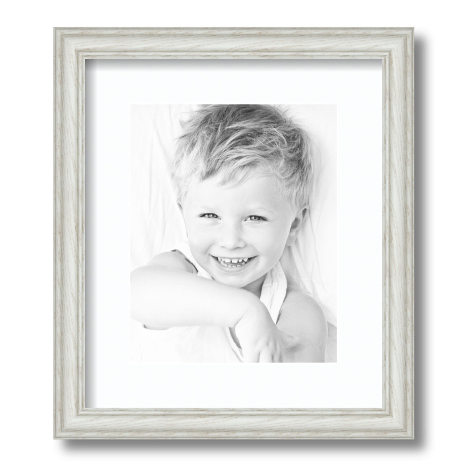 ArtToFrames Matted 12×14 White Picture Frame with 2&Prime; Mat, 8×10 Opening 4098