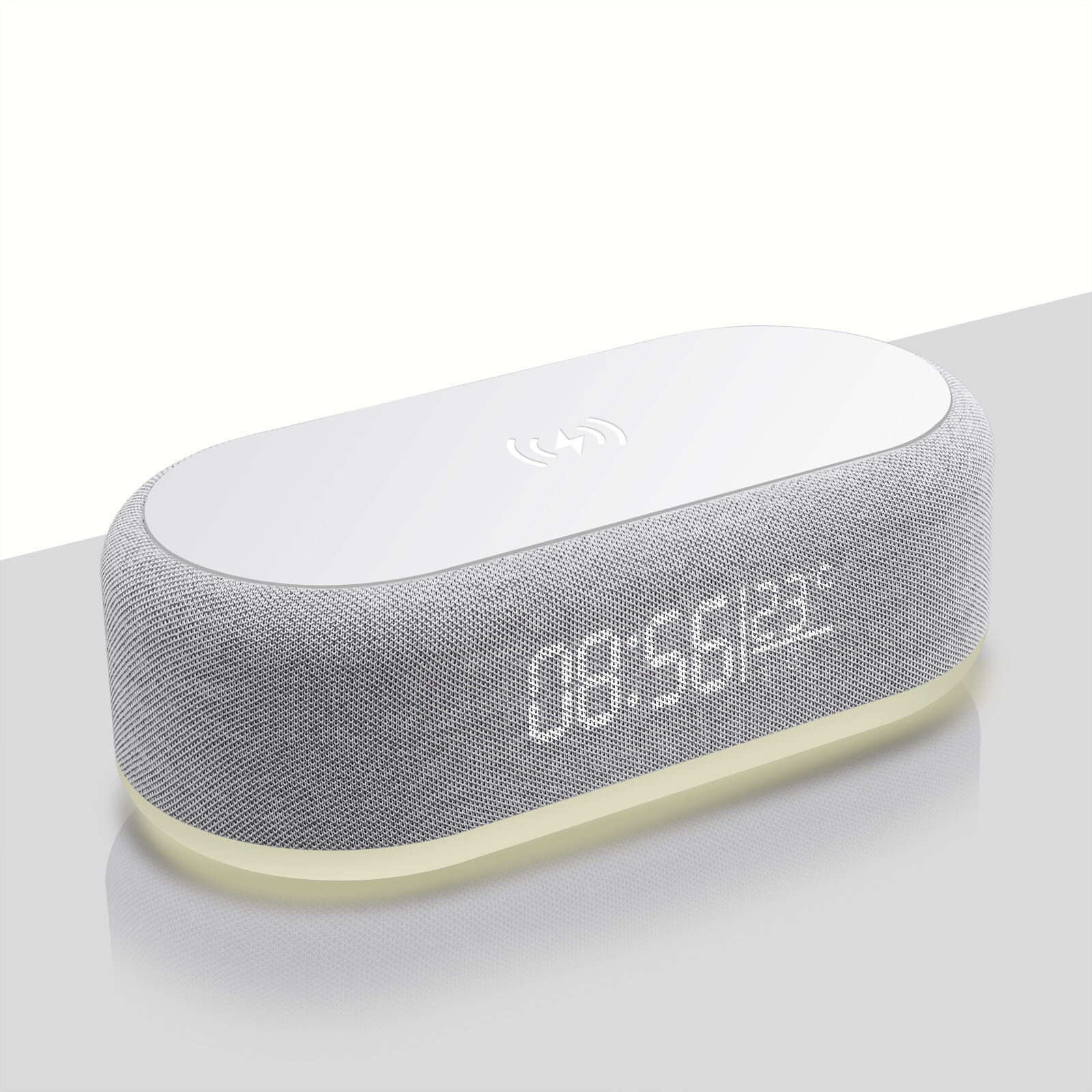 Wireless Charger With Alarm Clock Night Light For iPhone Air 17 16 Samsung S25+