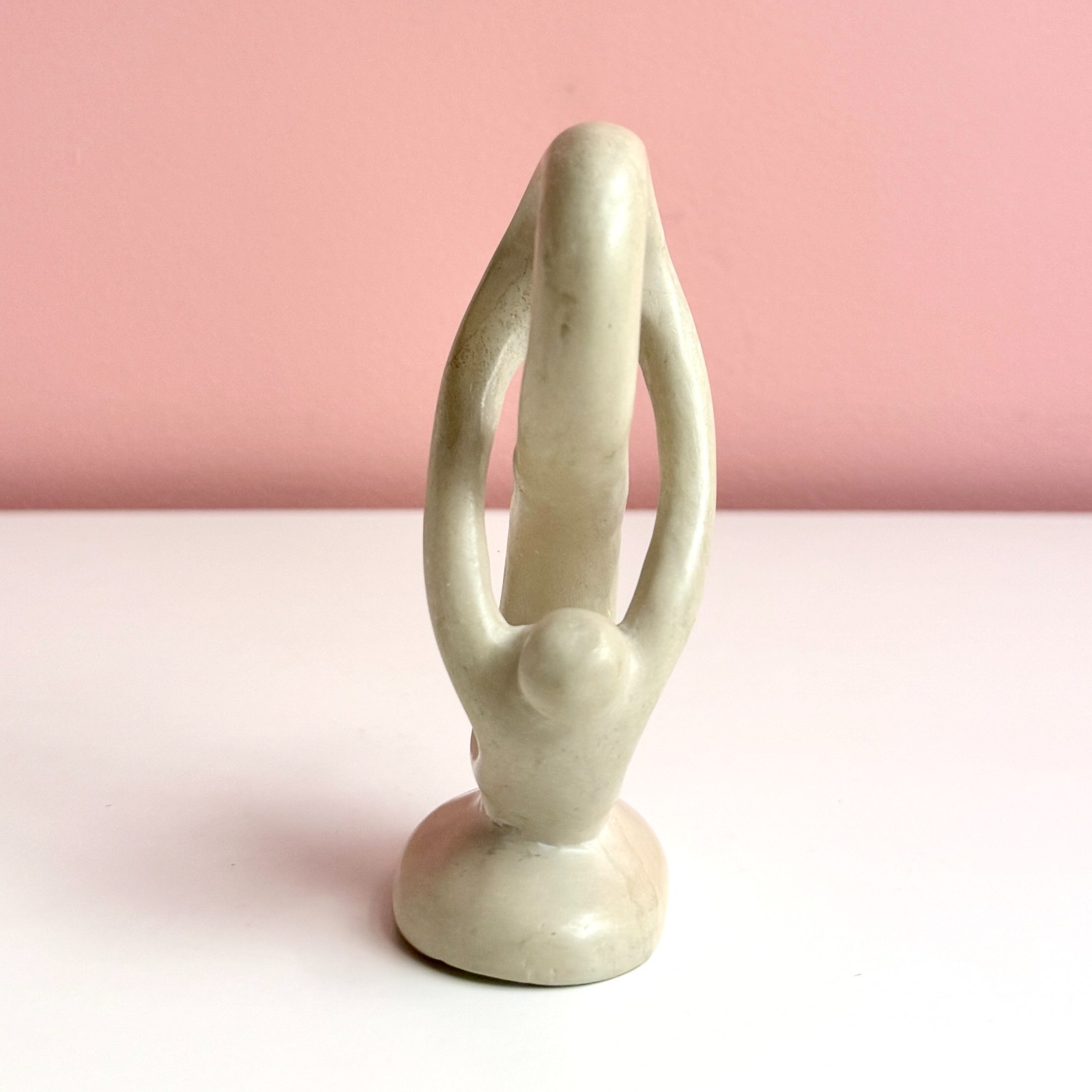 Soapstone Infinity Figures Sculpture