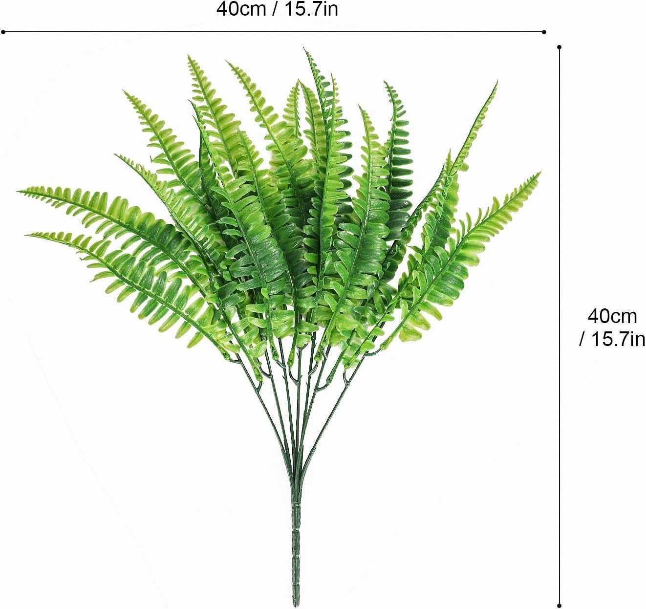 Artificial Boston Fern Plants Bushes Artificial Shrubs Greenery for House Pla…