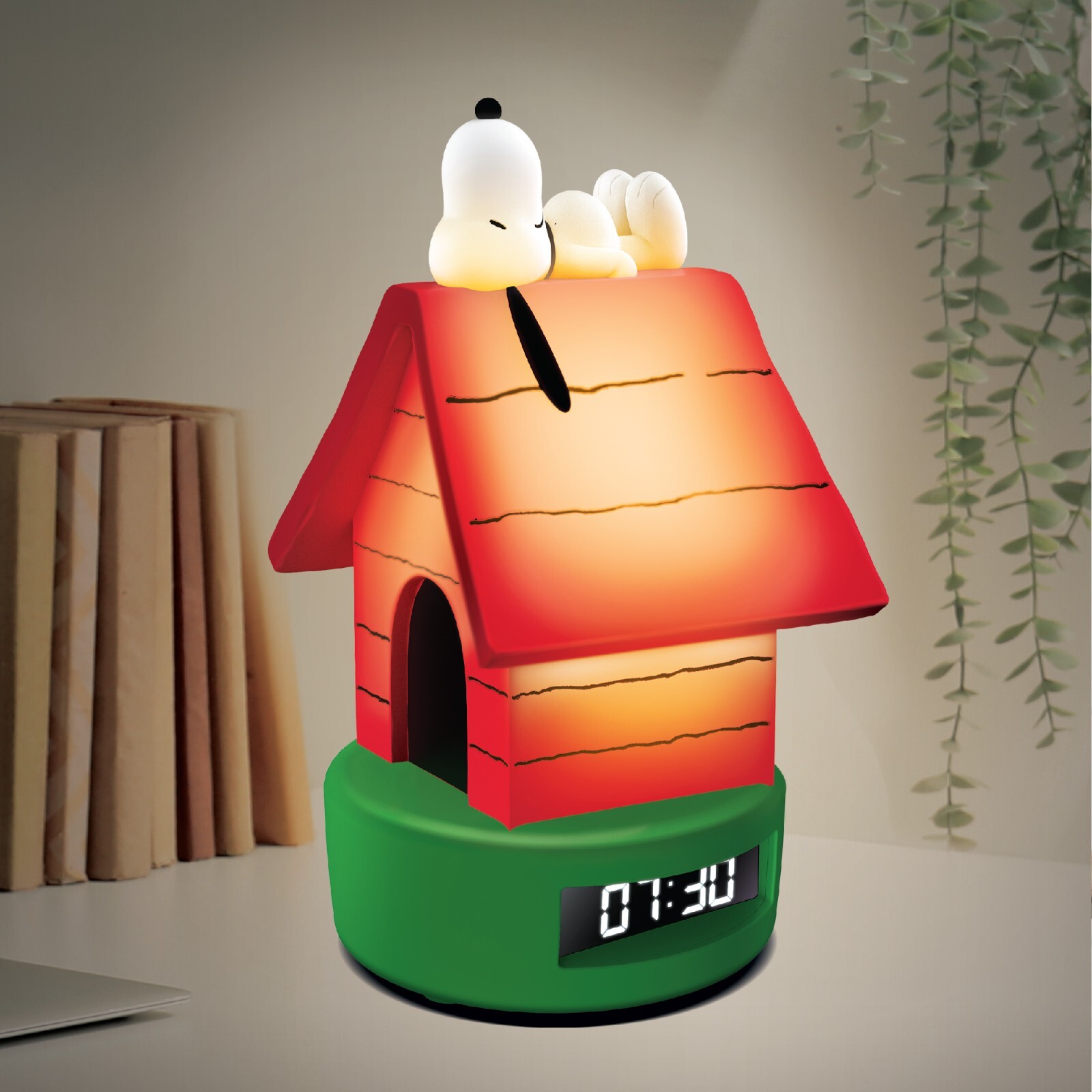Peanuts Snoopy Doghouse LED Alarm Clock