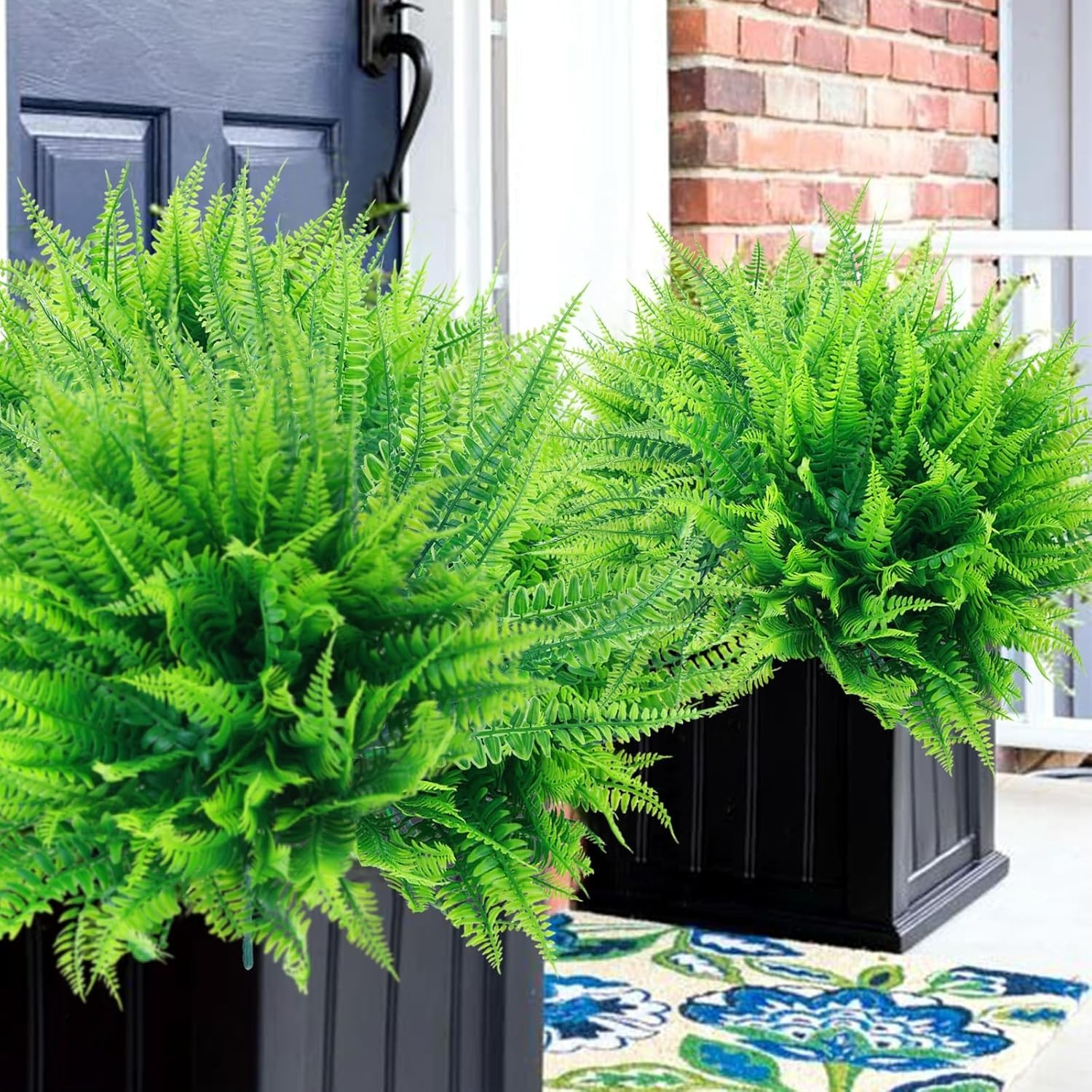 Easy-Care 10-Pack Artificial Ferns: Perfect for -Round Indoor/Outdoor Use