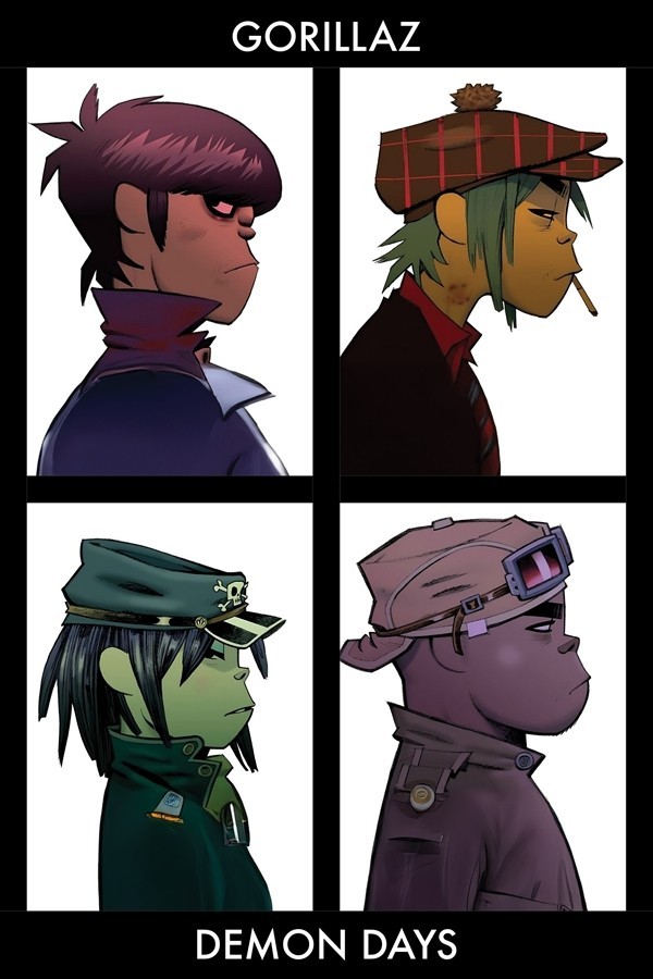 Poster – Gorillaz Demon Days Music Album Cover 24×36&Prime; New Wall Art