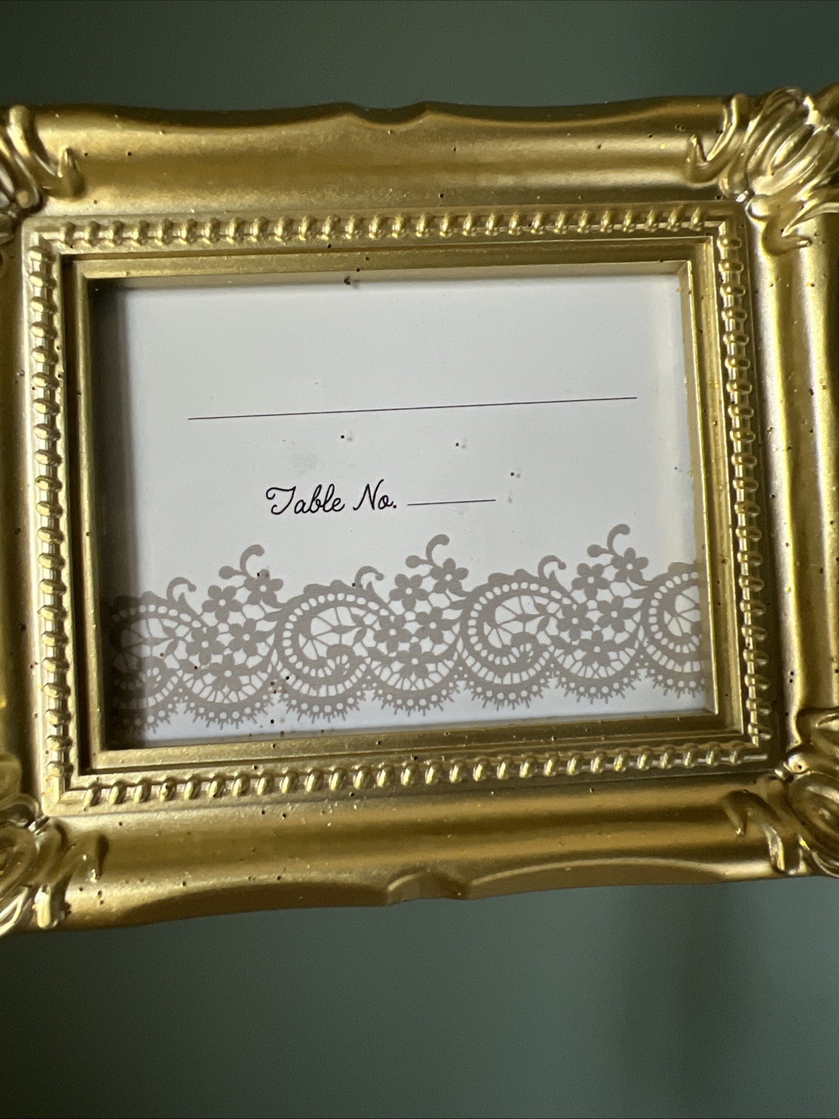 Small Miniature Frame Gold