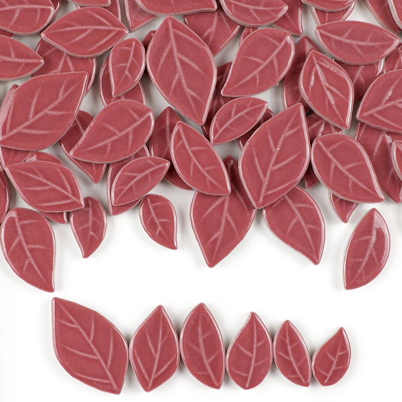 200g Ceramic Mosaic Leaf Mosaic Materials Children DIY Mosaic Art Craft Quality