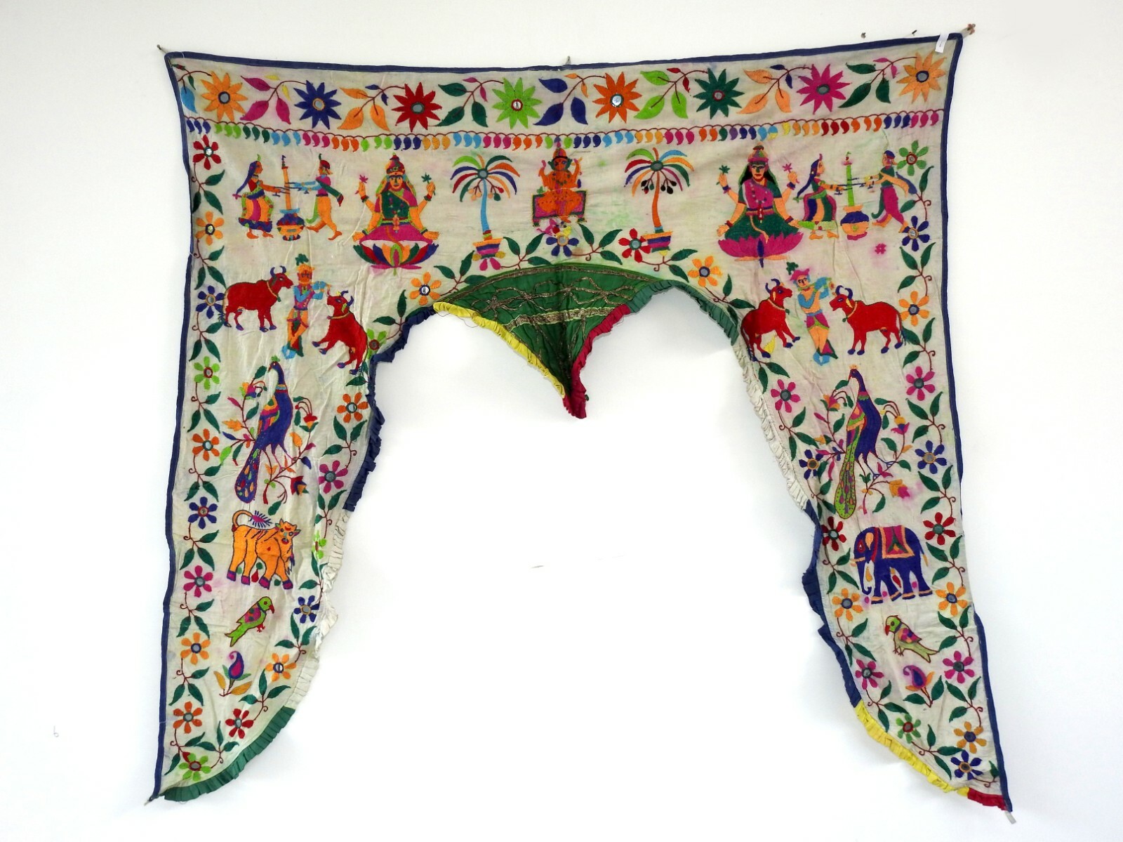 Vintage Welcome Gate Toran Door Valance Window Décor Tapestry Wall Hanging DV53
