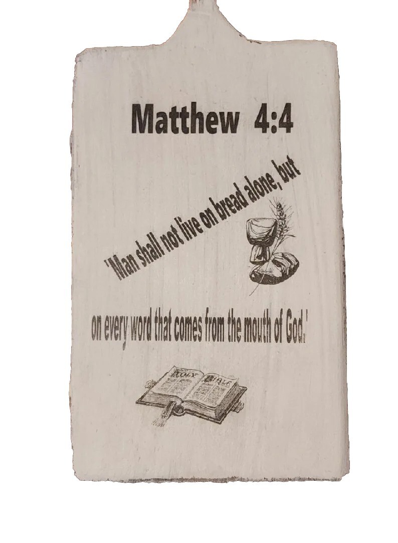 Wooden Sign 11&Prime;x5&Prime; Rustic Bread Board Acacia Wood Wall Art Kitchen Country Sign