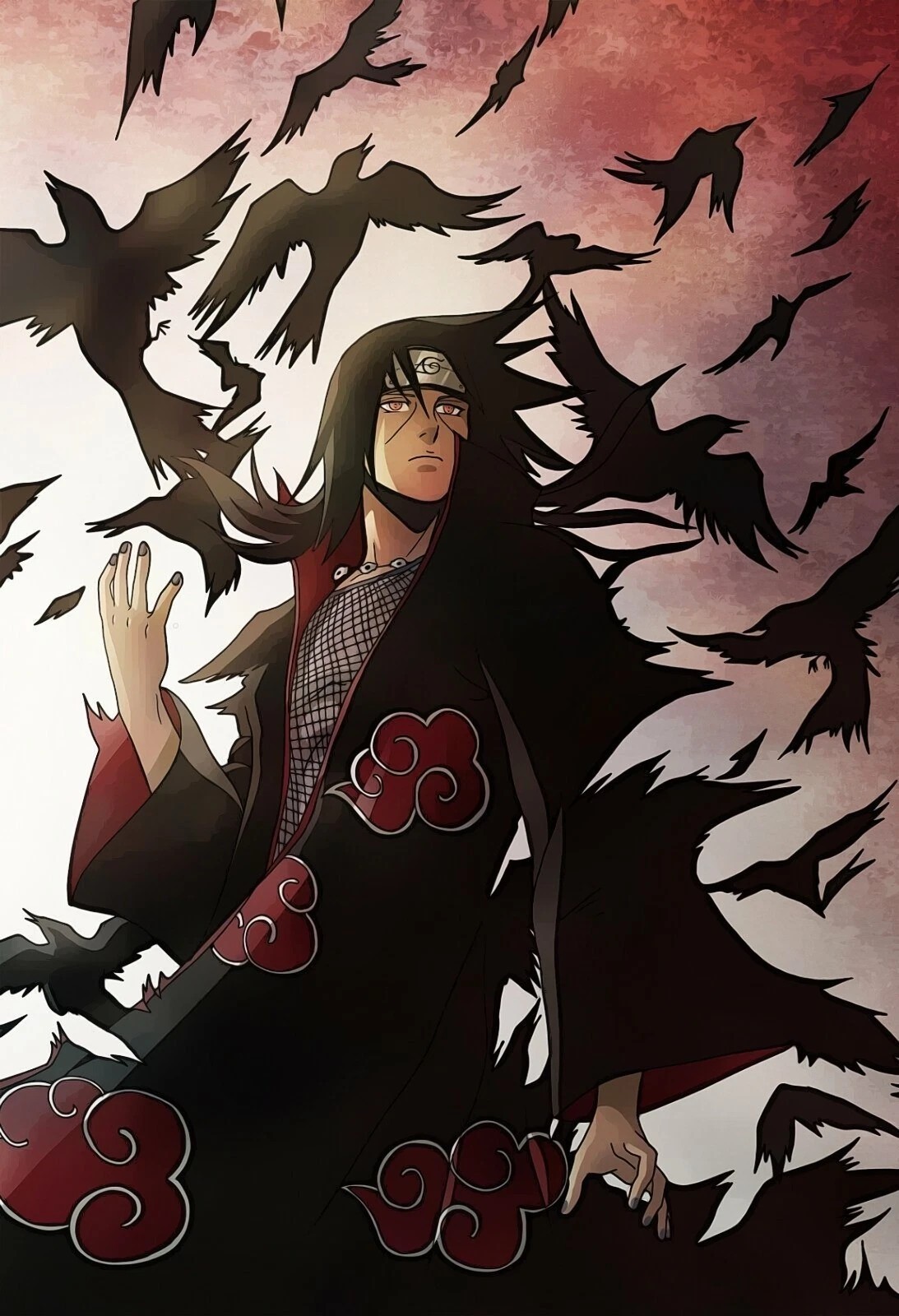 Itachi Uchiha Anime Naruto Poster print 14&Prime;x20&Prime; home decor