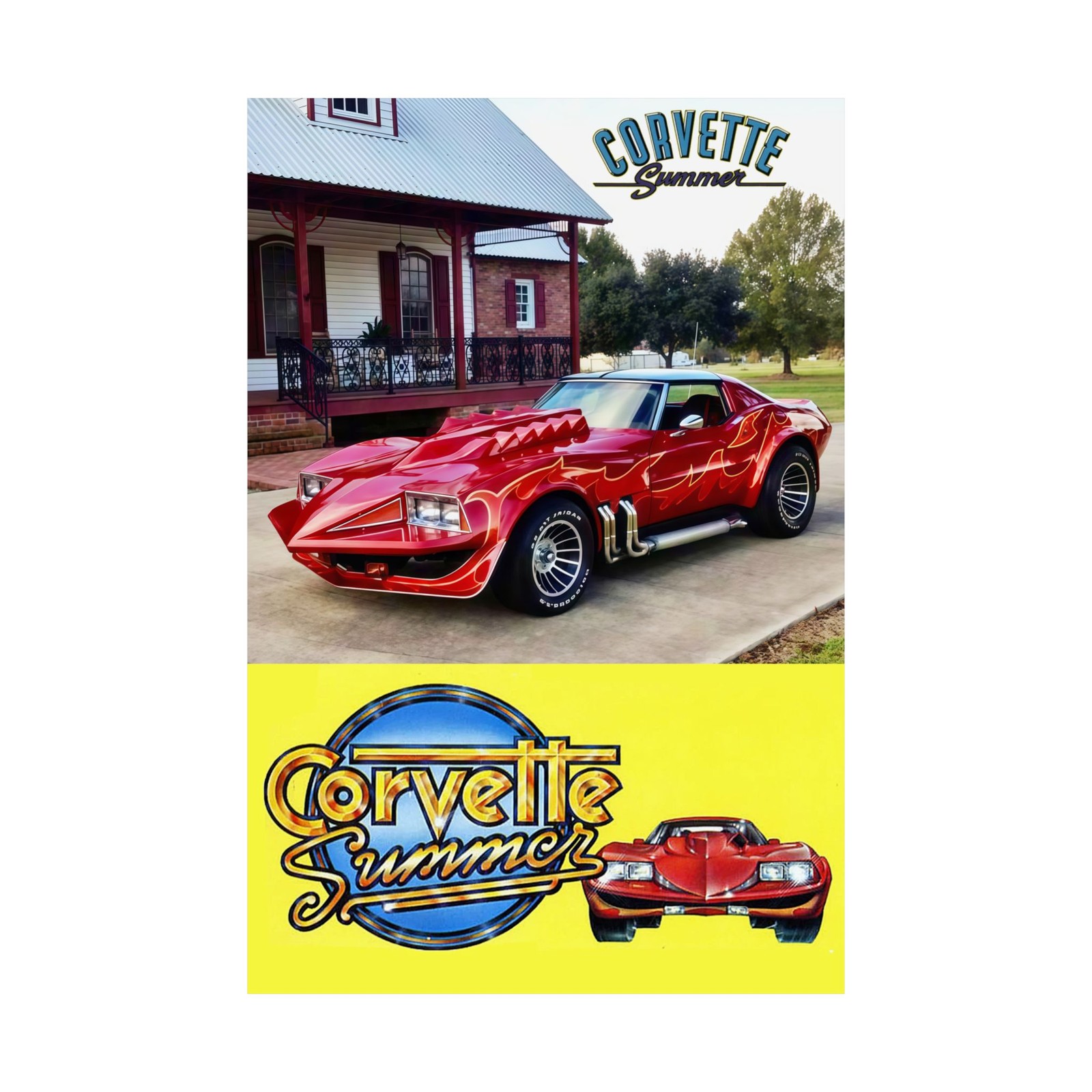 Custom, CORVETTE SUMMER, 300dpi, Vertical poster w/ movie Logo