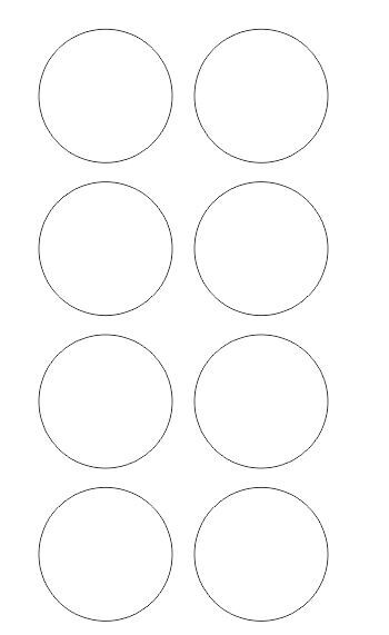 2&Prime; Clear Round Tamper Seal Label Dots Stickers Package Seals 2 Inch Dot