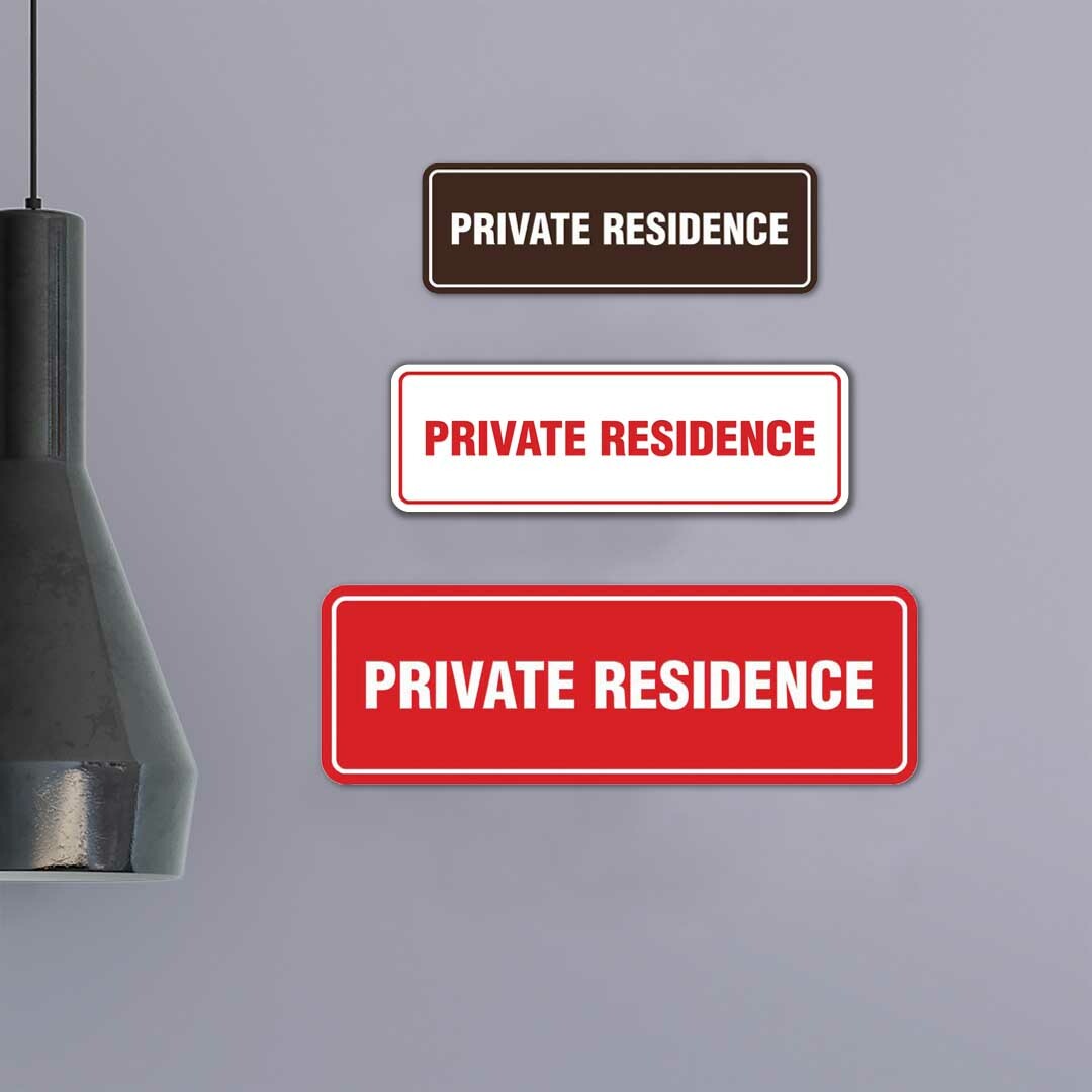 Signs ByLita Standard Private Residence Sign