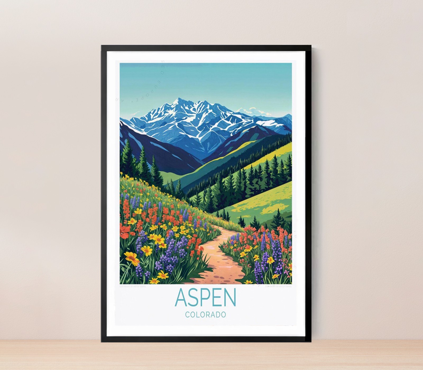 Salt Lake City United States Travel Poster Premium Quality Choose your Size