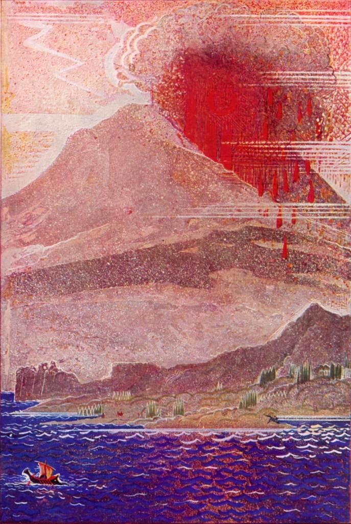 Woodcut for the Odyssey : François-Louis Schmied : 1933 : Archival Art Print
