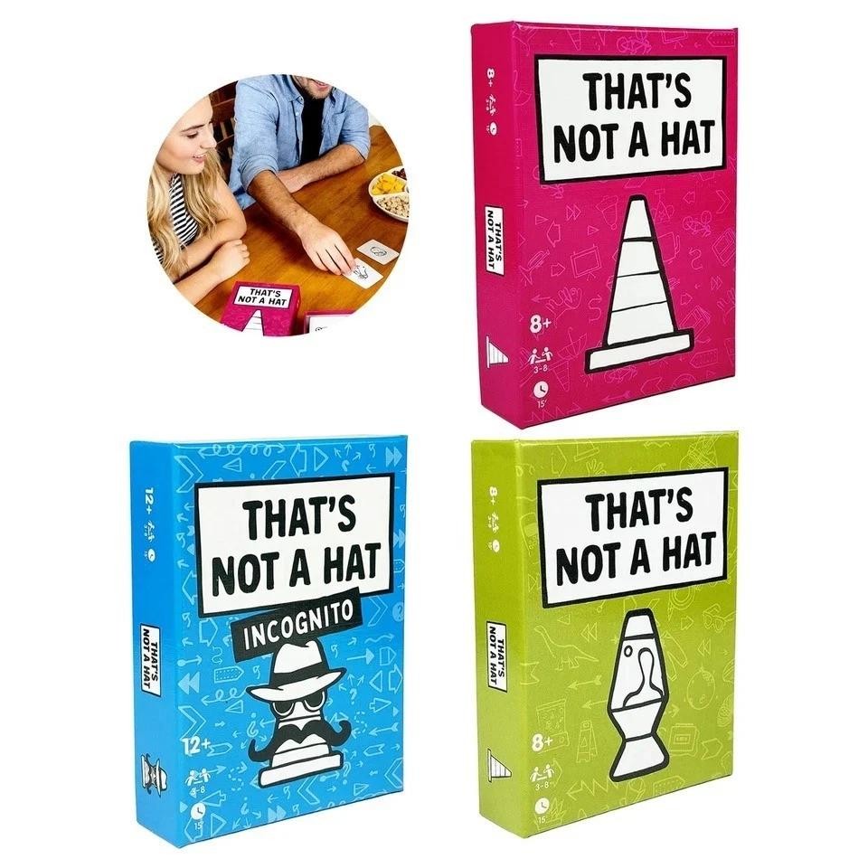That&rsquo;S Not a Hat – Fun Bluffing & Memory Party Game for All Ages Components S