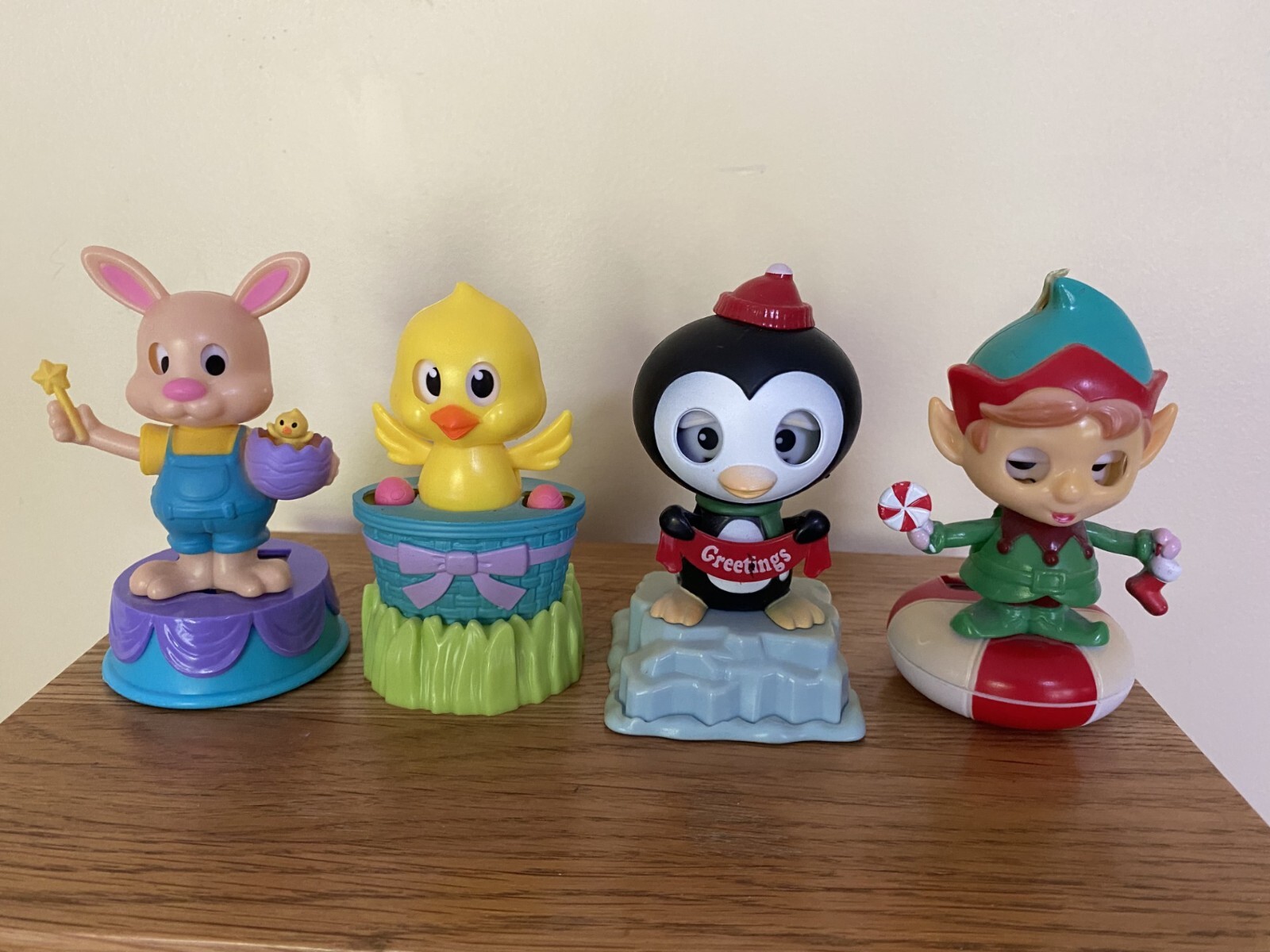 Solar Dancers Christmas Elf, Penguin, Easter Bunny/Rabbit, Easter Chick