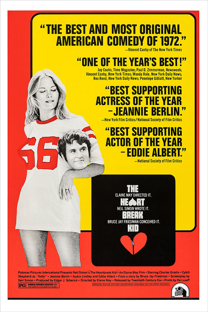 The Heartbreak Kid 1972 Movie Comedy Romance Wall Art Home – POSTER 20&Prime;x30&Prime;